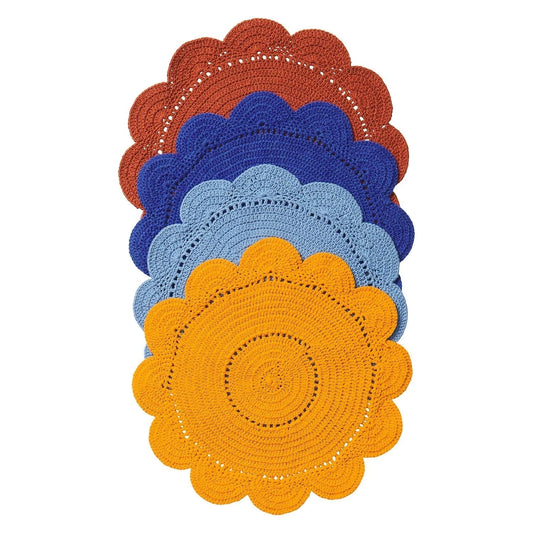 Chumo Crochet Placement Set - Lapis