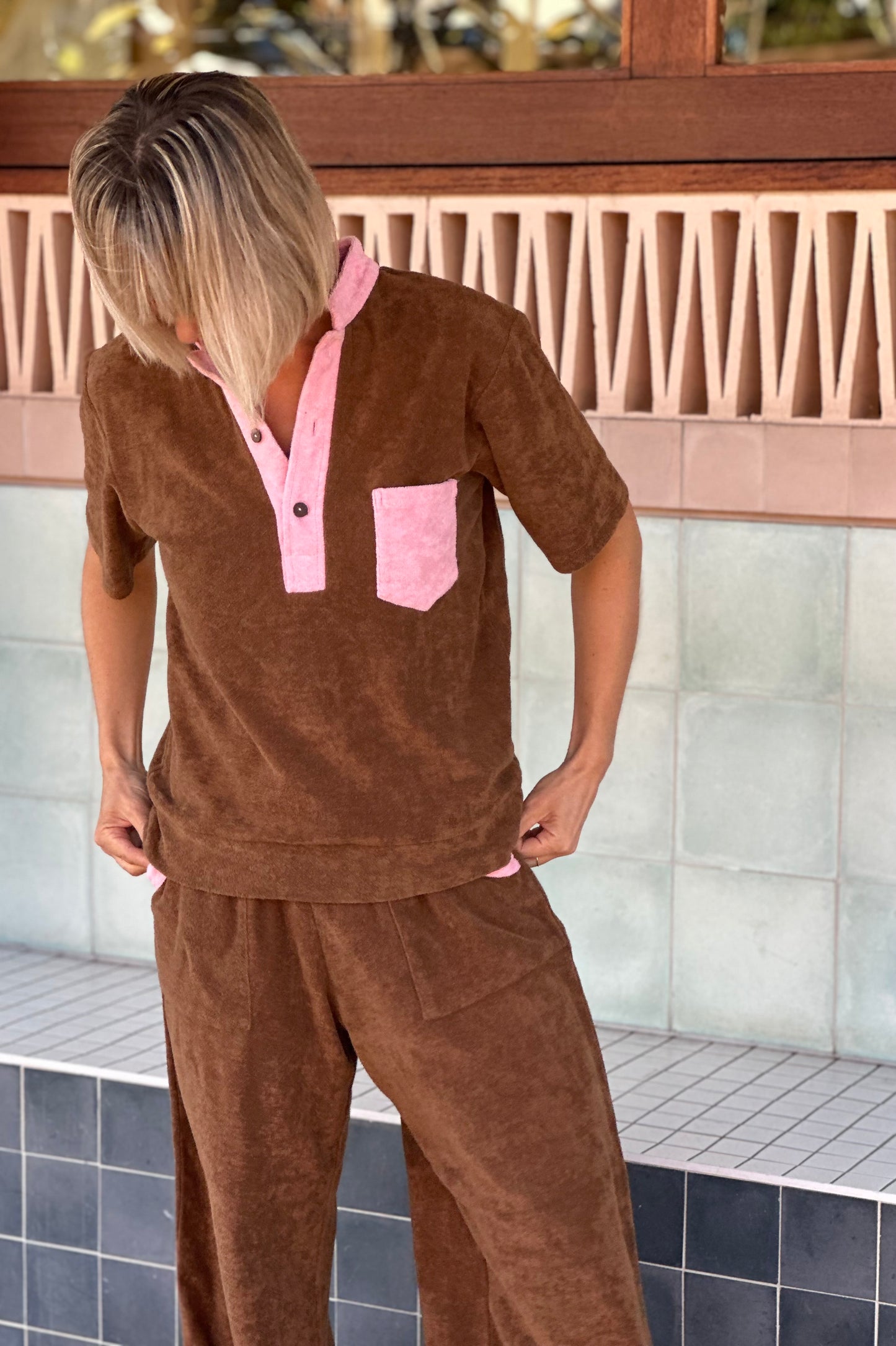 Terry Leisure Set - Mocha