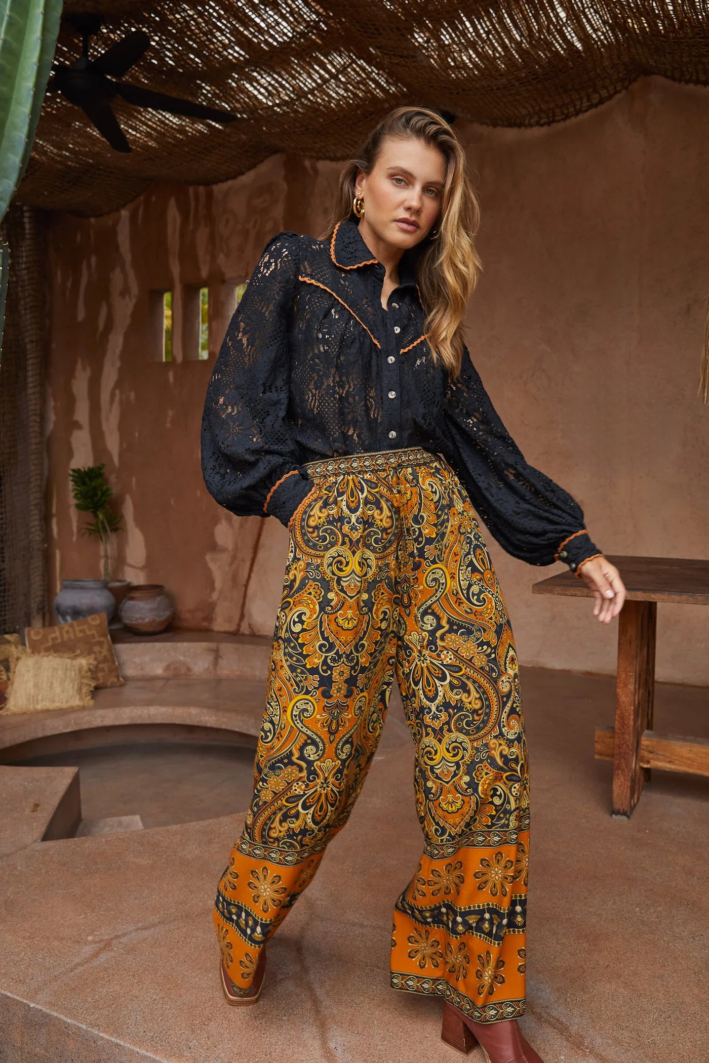 Adriana Blouse -Raven