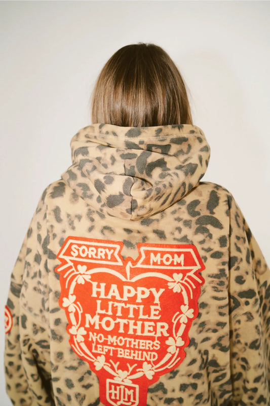 Sorry Mum Hoodie - Leopard