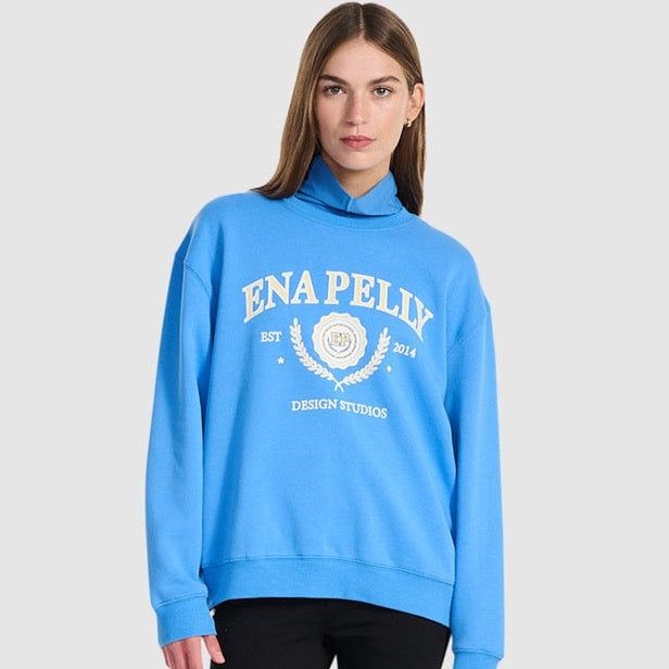 Lacrosse Oversized Sweatshirt - Mellow Blue