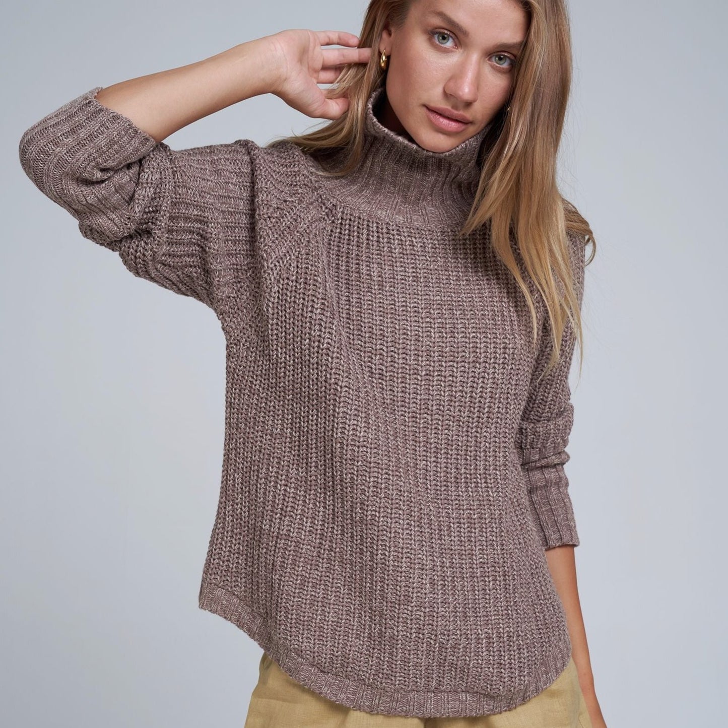 Luxembourg Knit - Mocca with Crème