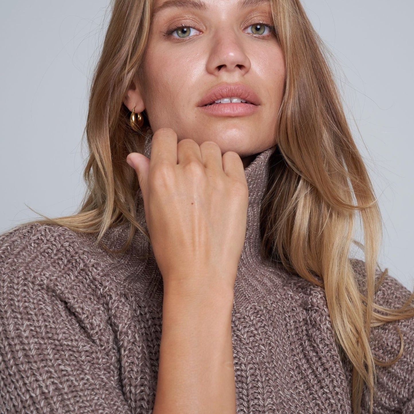 Luxembourg Knit - Mocca with Crème