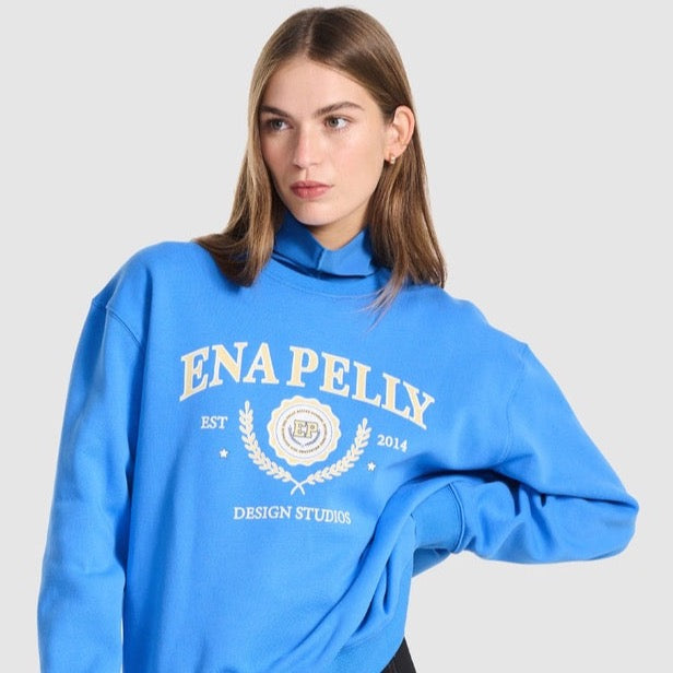Lacrosse Oversized Sweatshirt - Mellow Blue