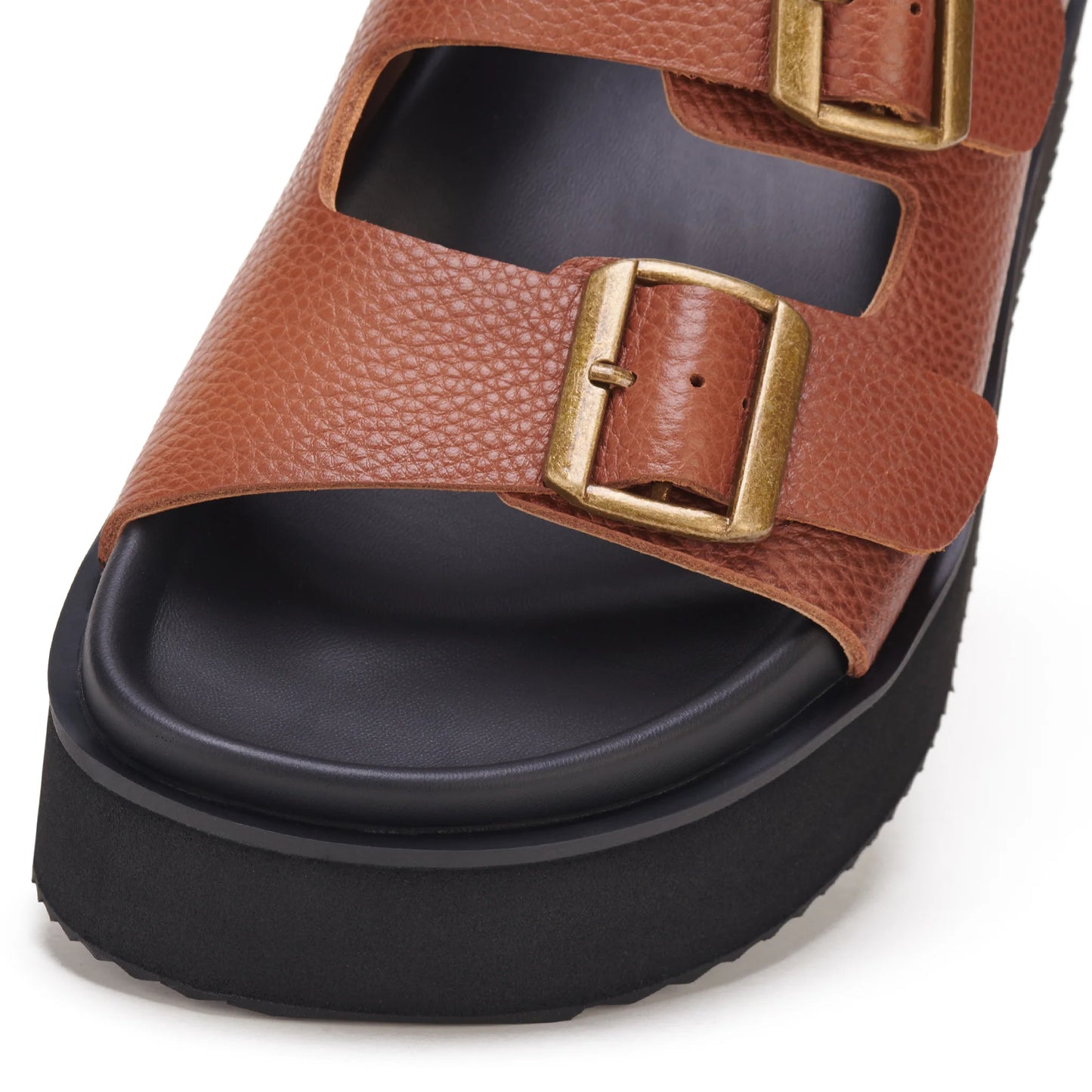 Ace Slide - Burnish Tan/Black