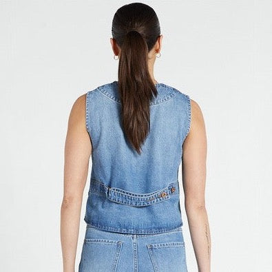 Denim Vest - Light Blue ( Sustainable )