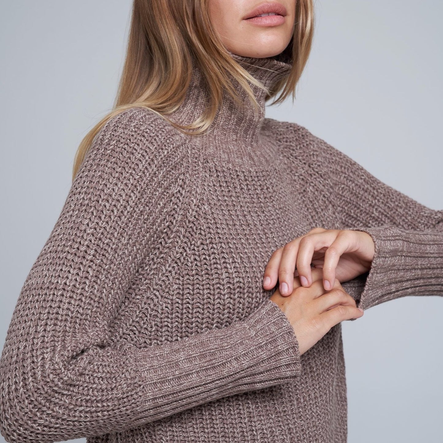 Luxembourg Knit - Mocca with Crème