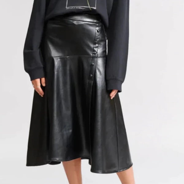 PU Drifter Skirt - Black