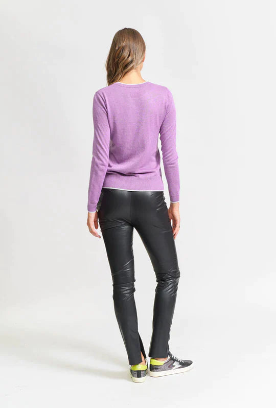 The PU Split Legging