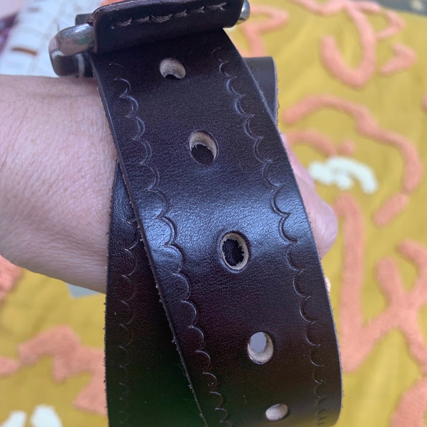 Utilitaire Vintage Chocolate Leather Belt