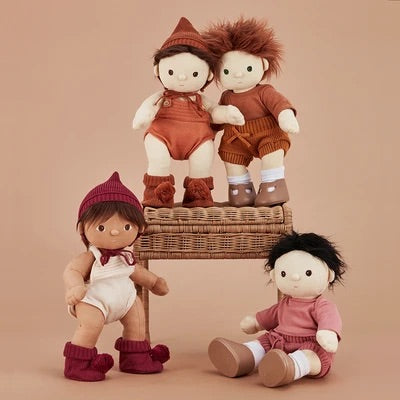 Dinkum Doll Knit Set - Plum