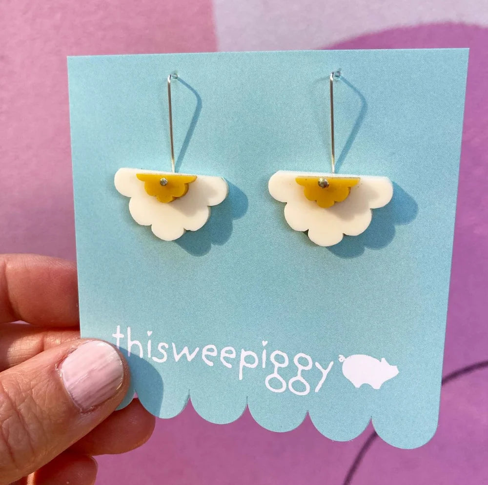 Daisies - White & Mustard