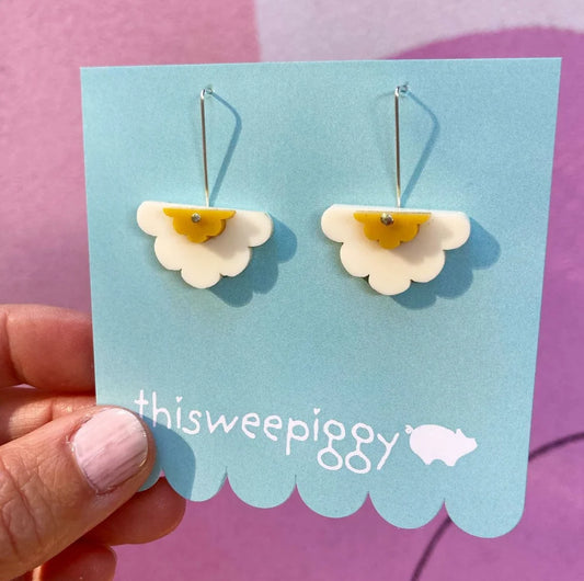 Daisies - White & Mustard