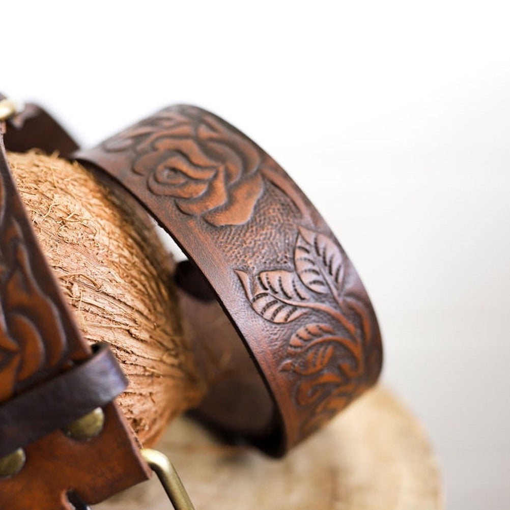 Rosa Belt - Vintage Brown