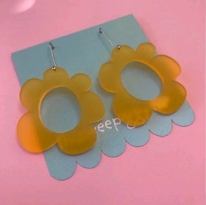 Frosted Acrylic Flowers