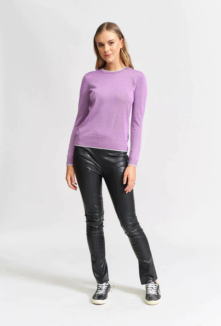 The PU Split Legging