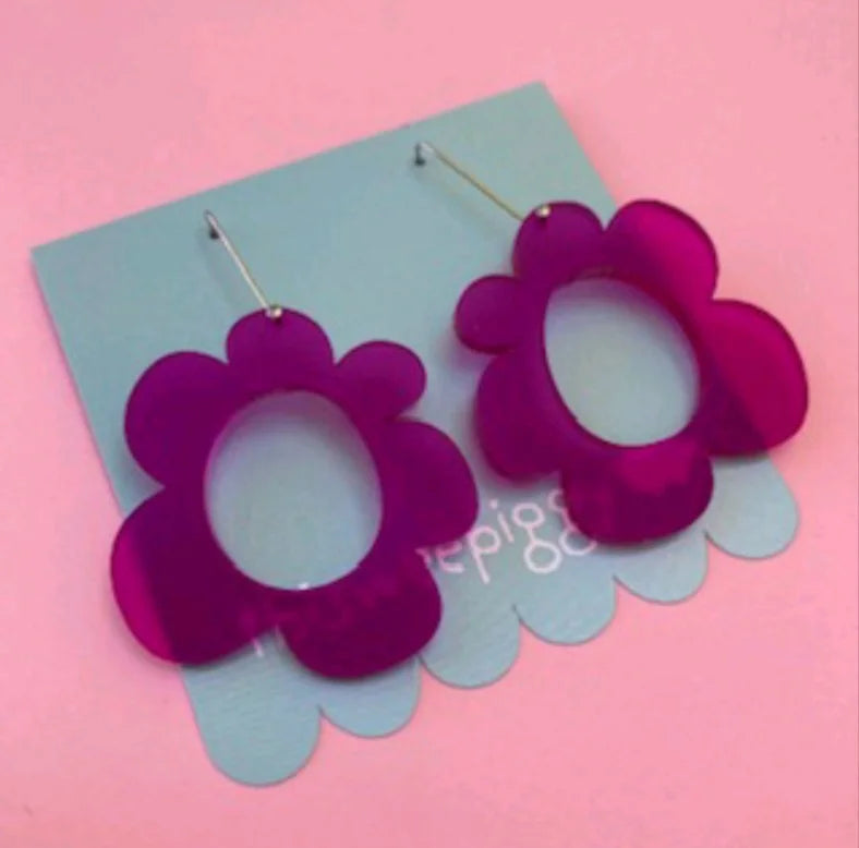 Frosted Acrylic Flowers