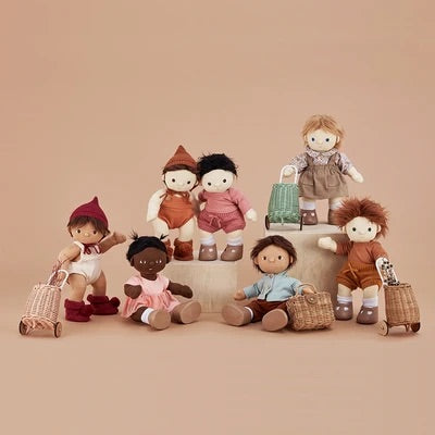 Dinkum Doll Knit Set - Plum