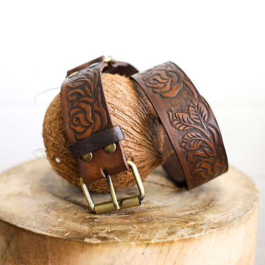 Rosa Belt - Vintage Brown