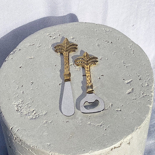 Palm Bottle Opener - Brass