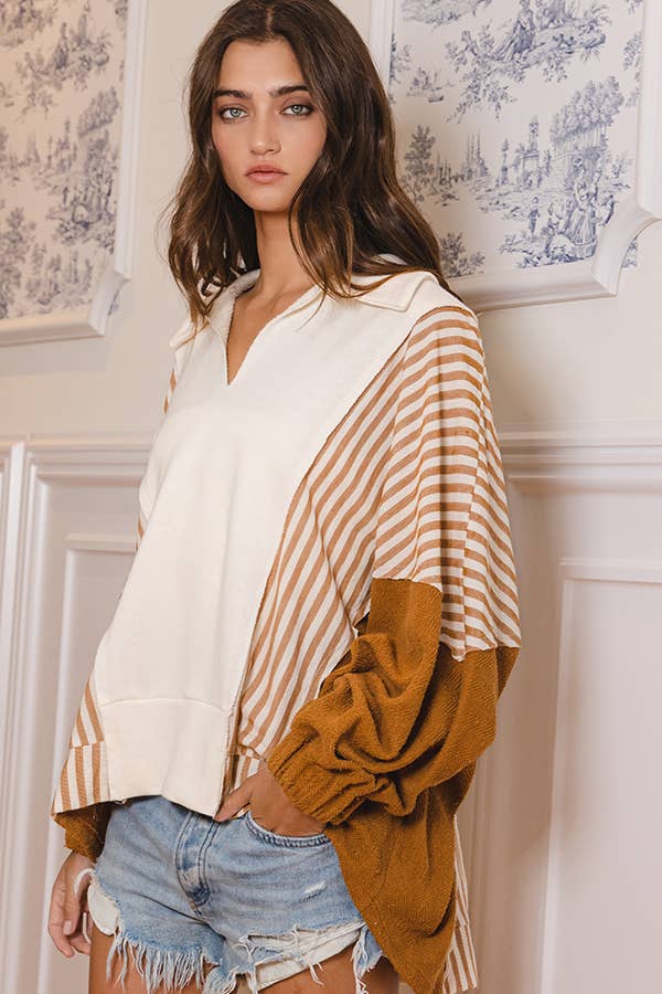 The Sunday Club Top - Caramel