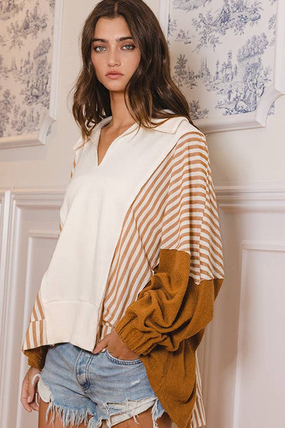 The Sunday Club Top - Caramel
