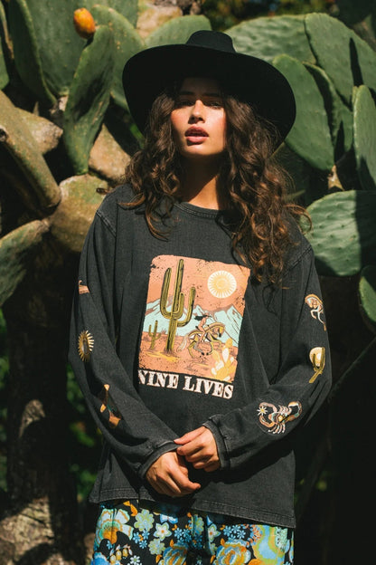 Rambler Longsleeve Tee - Stonewash