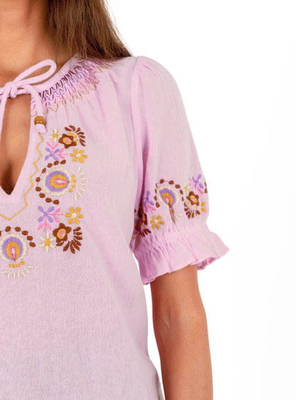 Bella Blouse - Petal