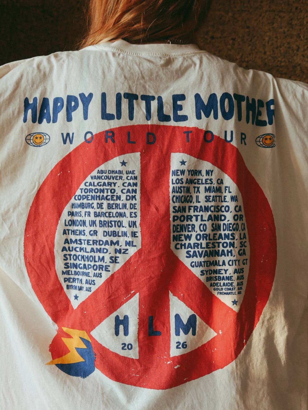 The Happy Little Mother World Tour Tee 26'