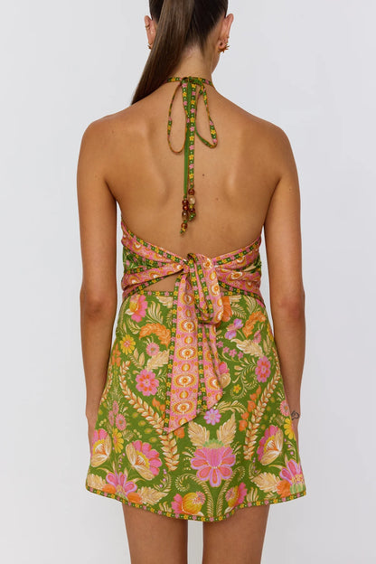 Rizz Scarf Top - Guava