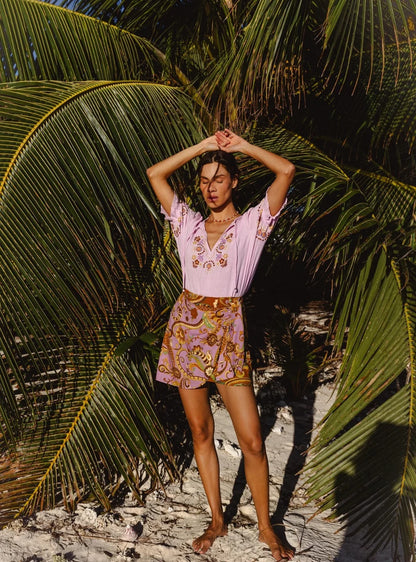 Bella Blouse - Petal
