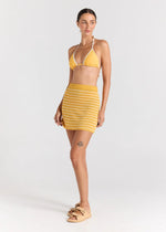 Surfside Knit Mini Skirt - Sunshine