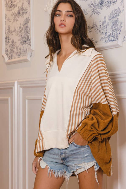 The Sunday Club Top - Caramel