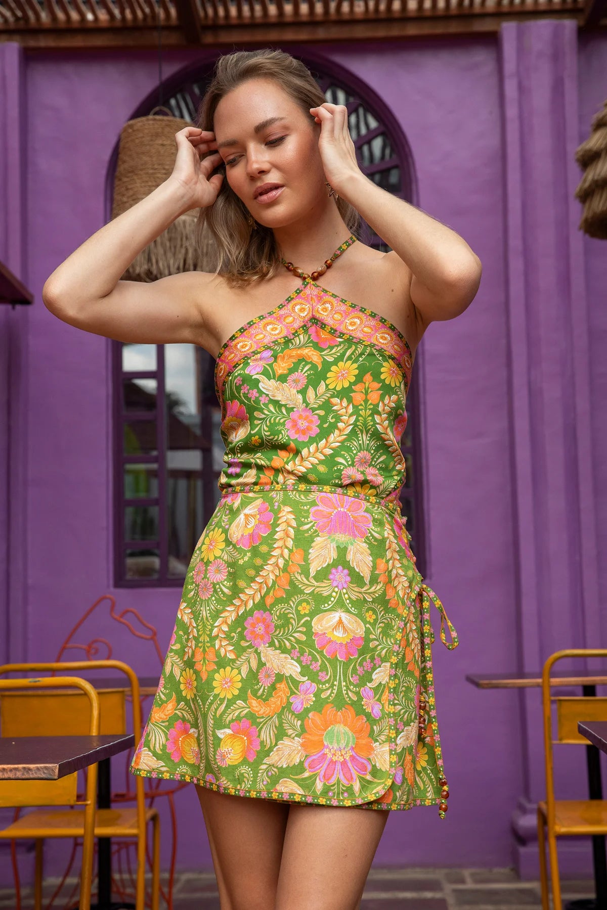 Maison Mini Skirt - Guava