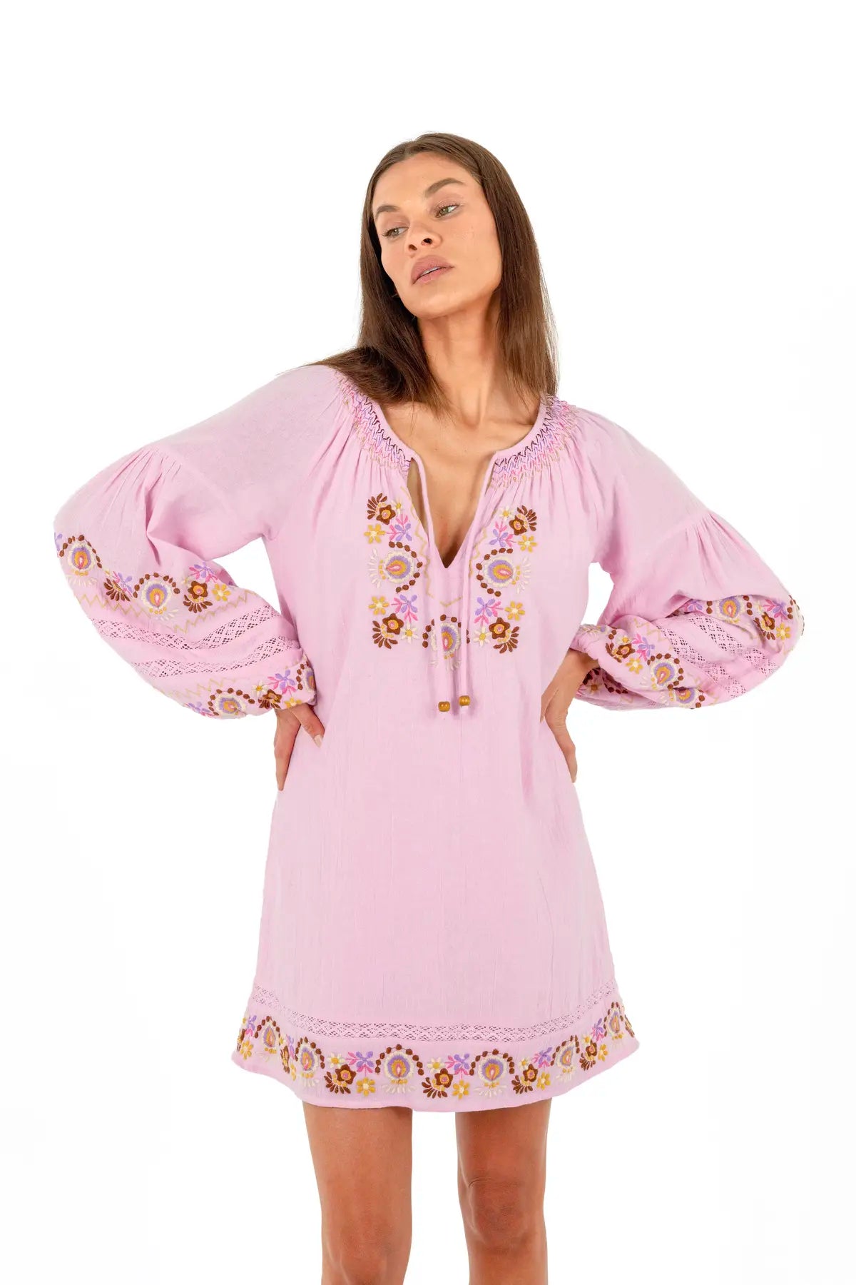 Iris Mini Dress - Petal