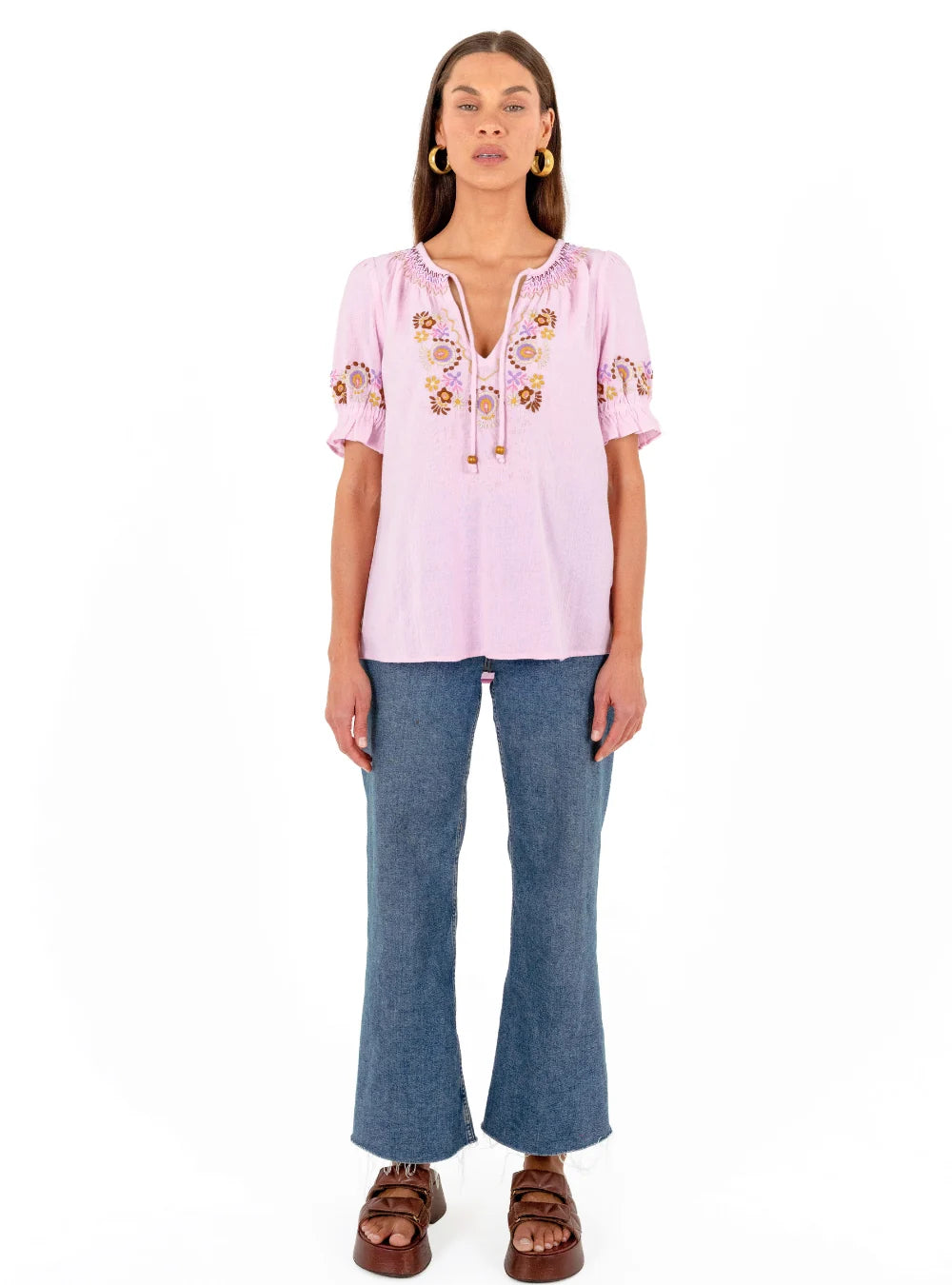 Bella Blouse - Petal