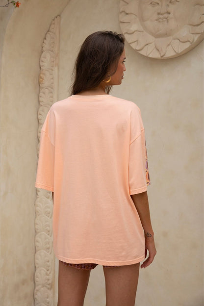 Rainbow Chaser Tee - Peachy