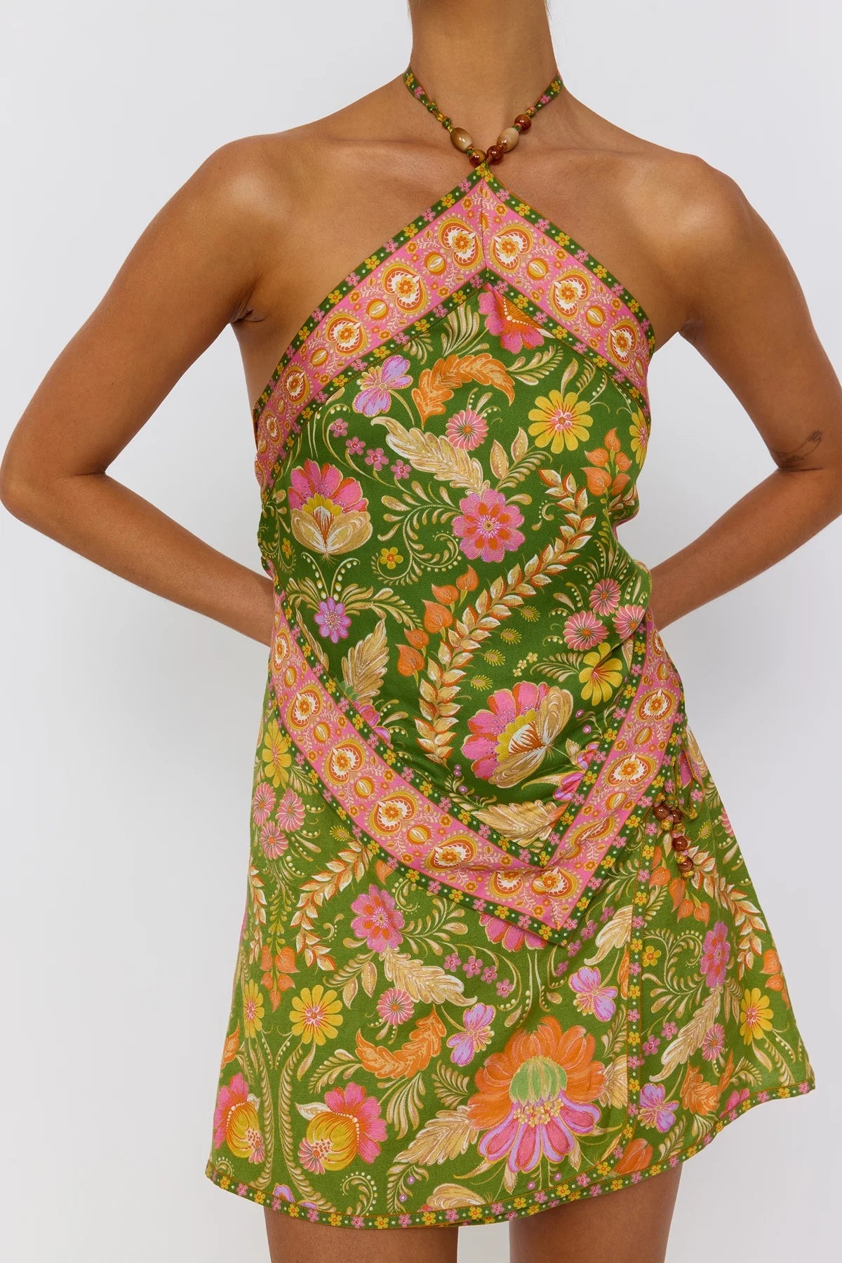 Rizz Scarf Top - Guava