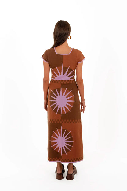 Charlie Midi Dress - Cocoa