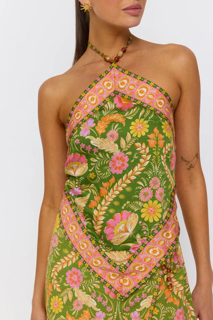 Rizz Scarf Top - Guava