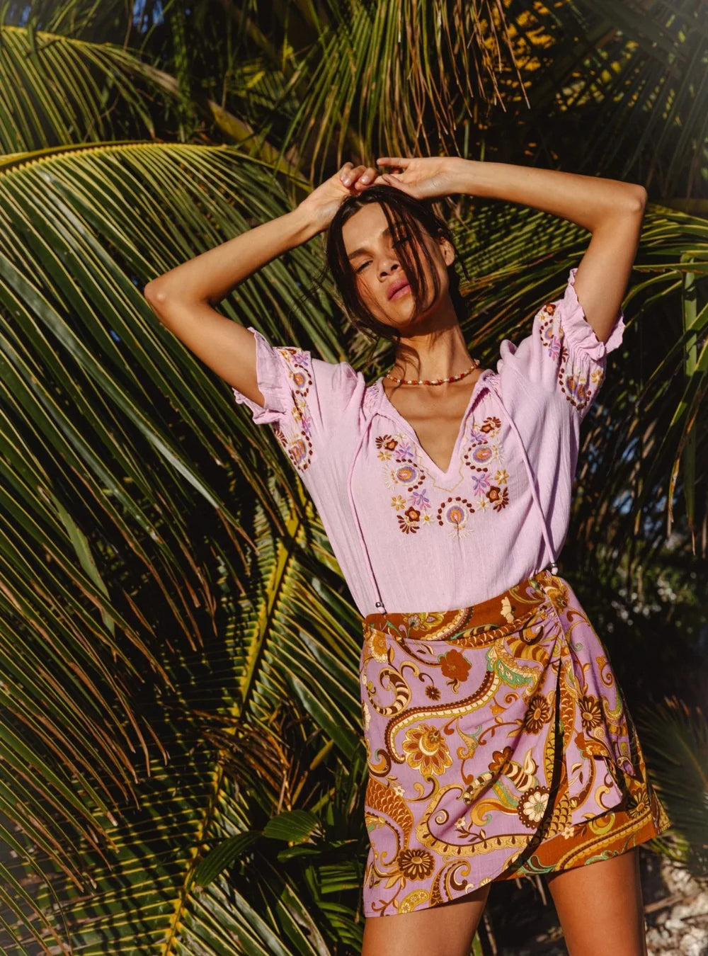 Bella Blouse - Petal