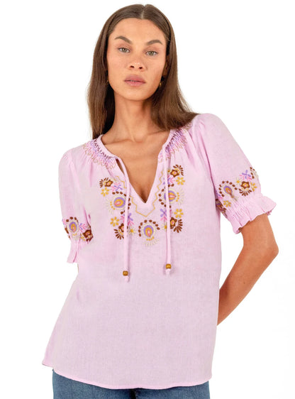 Bella Blouse - Petal