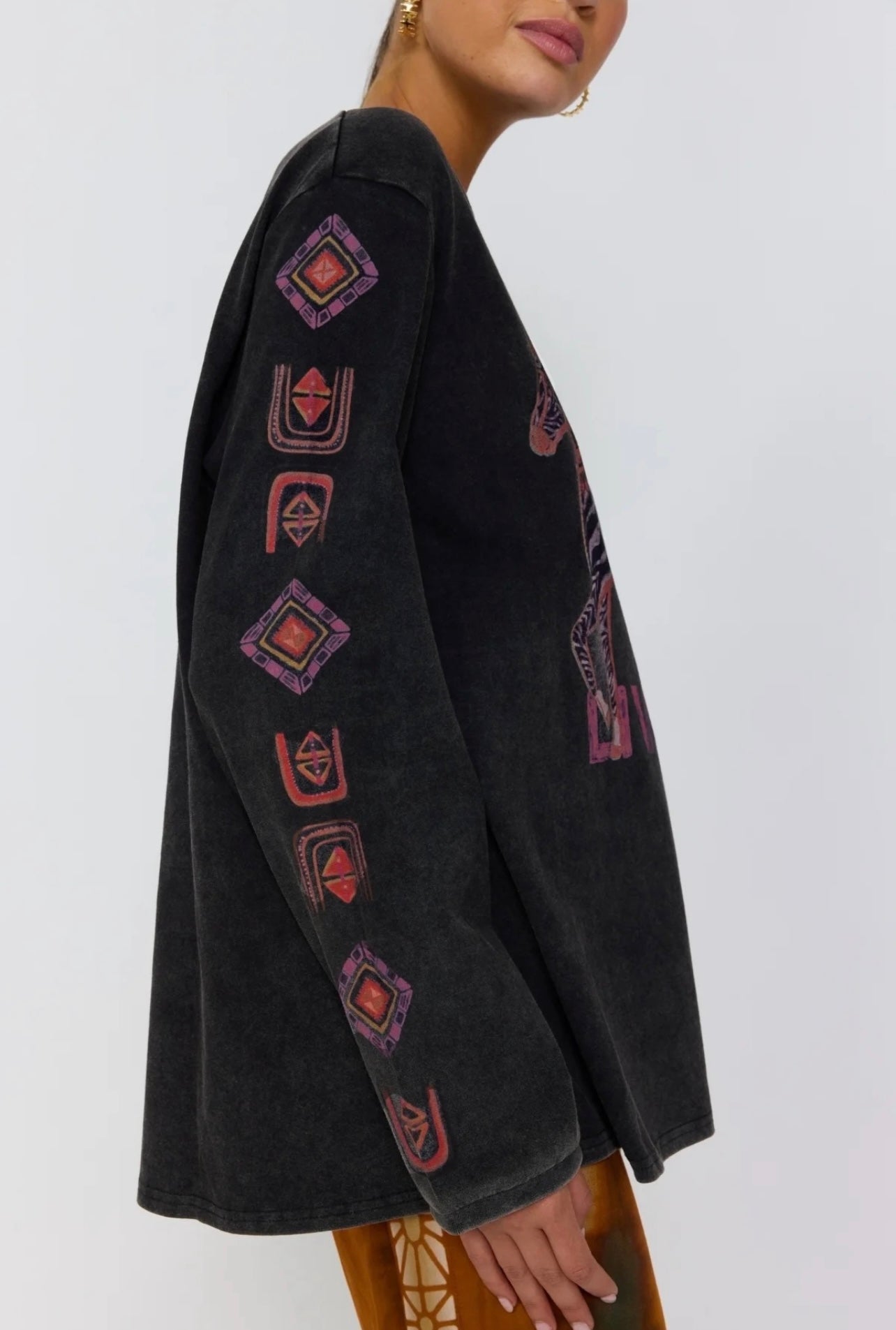 Mirage Long Sleeve Top - Noir