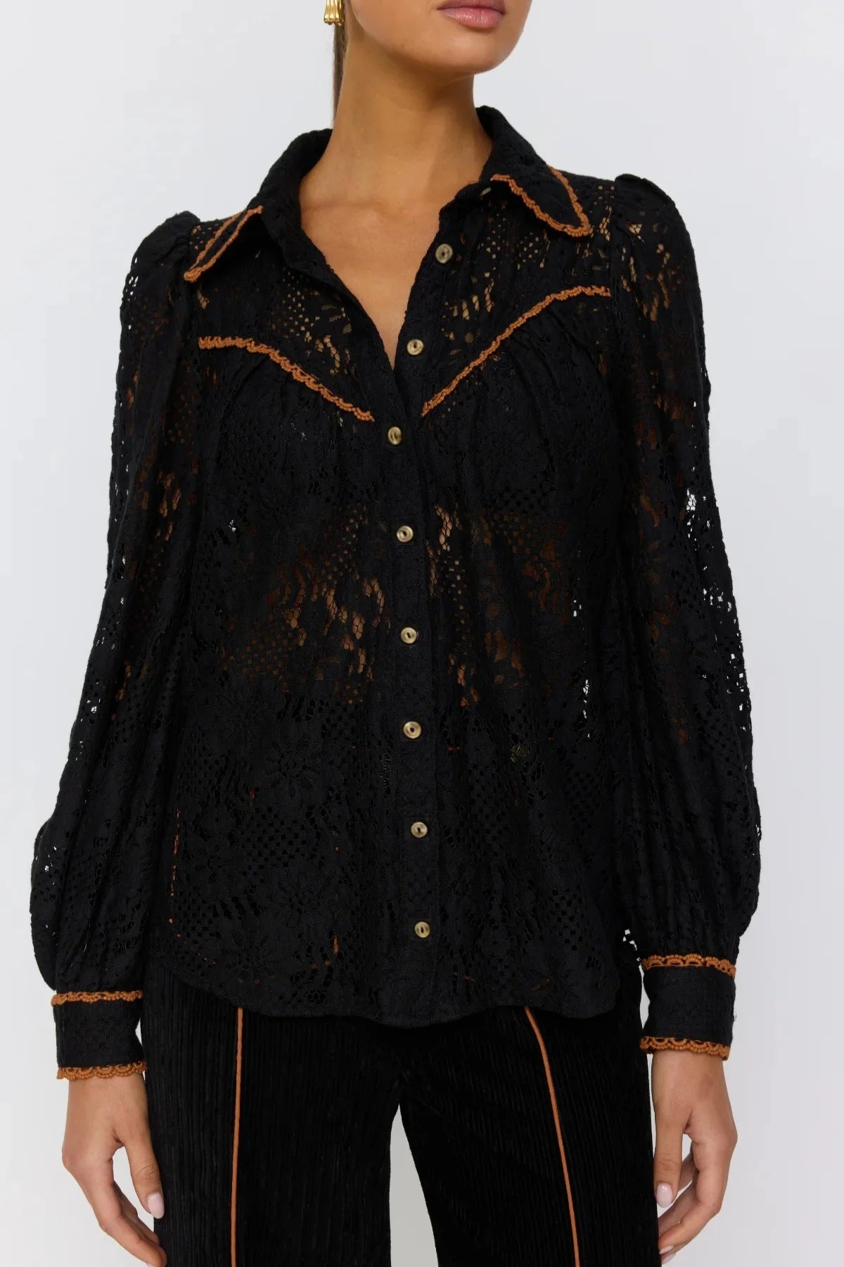 Adriana Blouse -Raven
