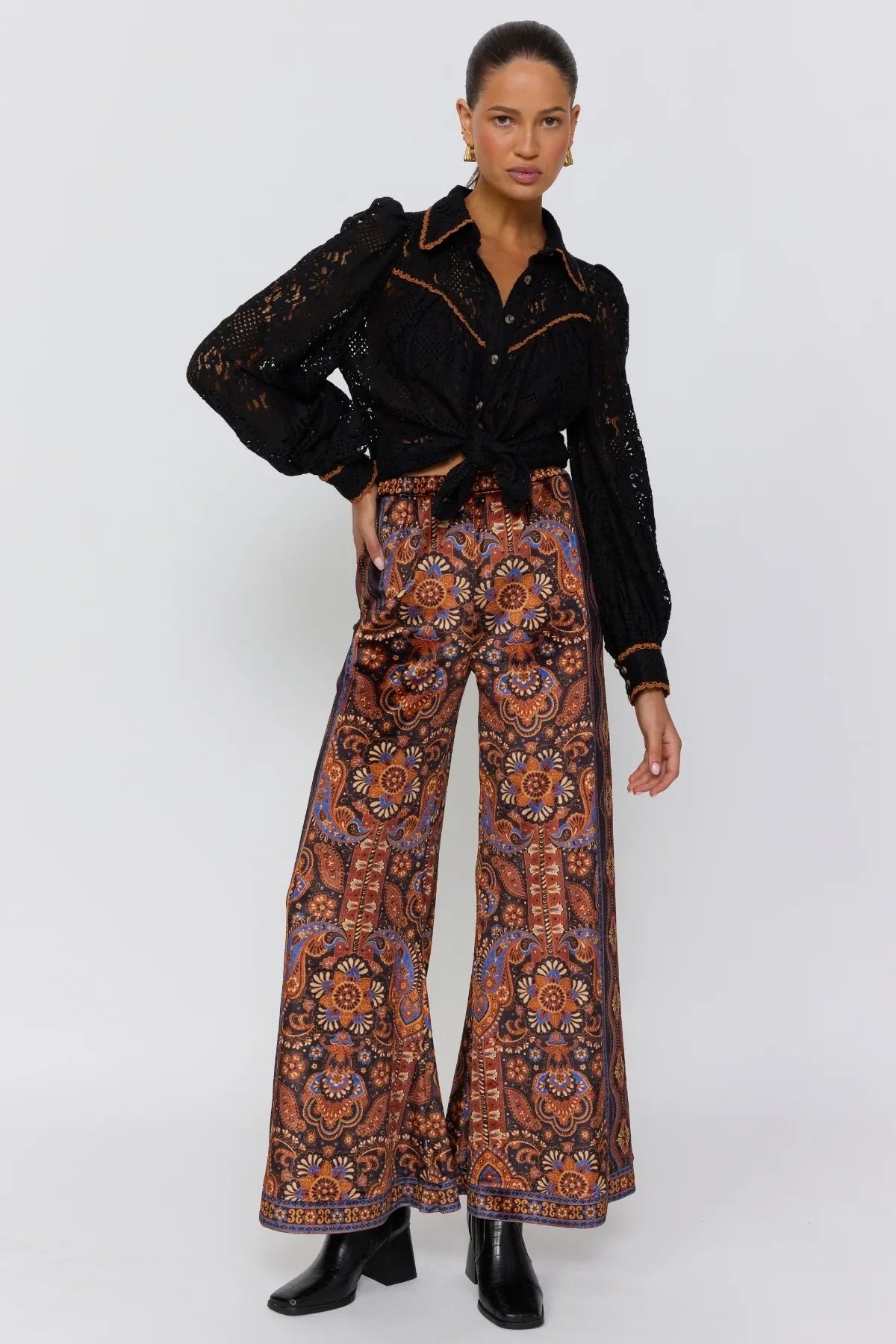 Adriana Blouse -Raven