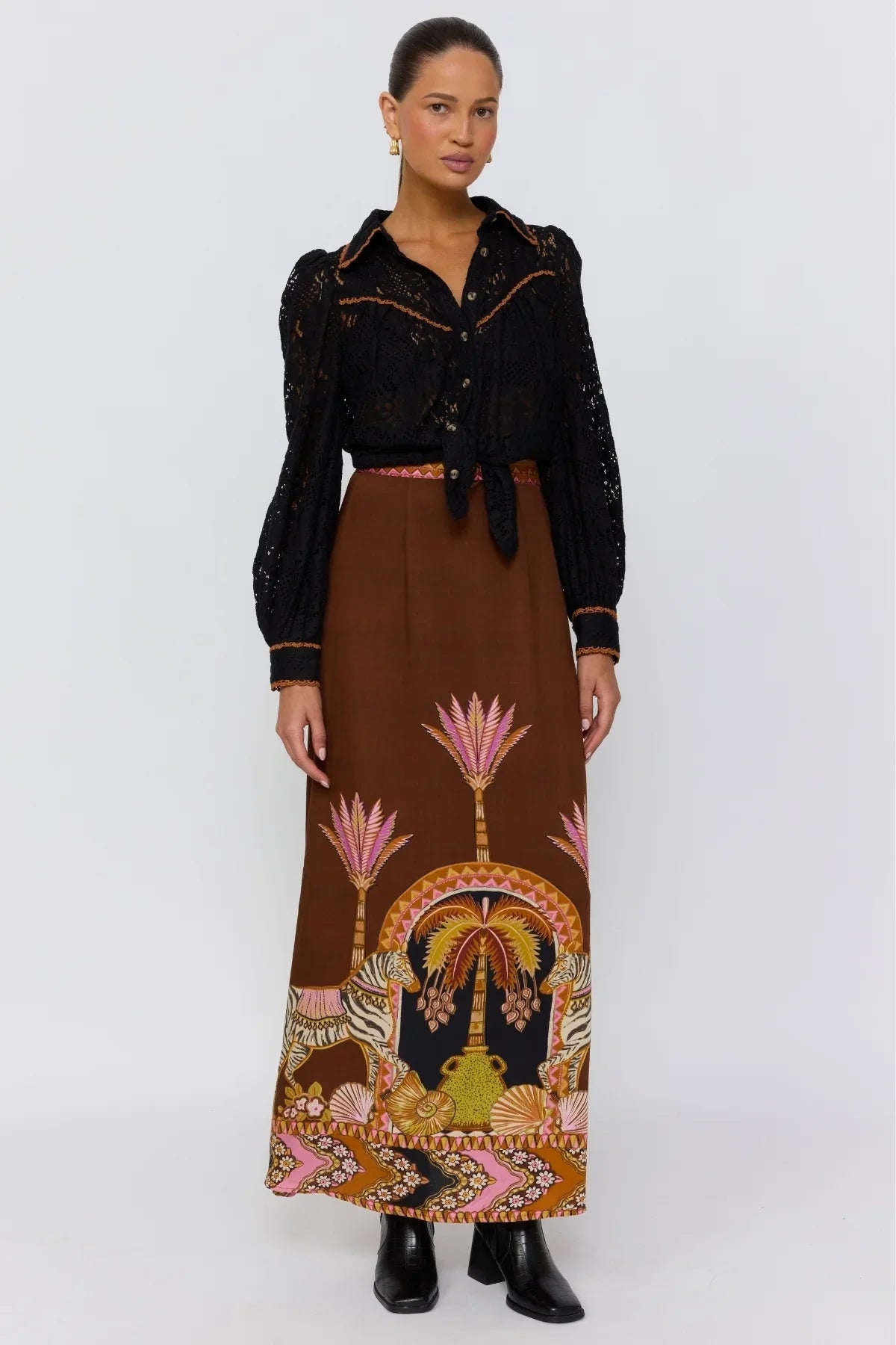 Adriana Blouse -Raven