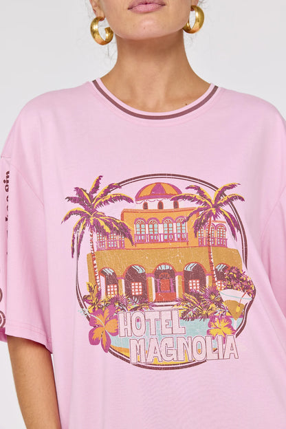 Hotel Magnolia Tee - Pink