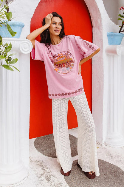 Hotel Magnolia Tee - Pink