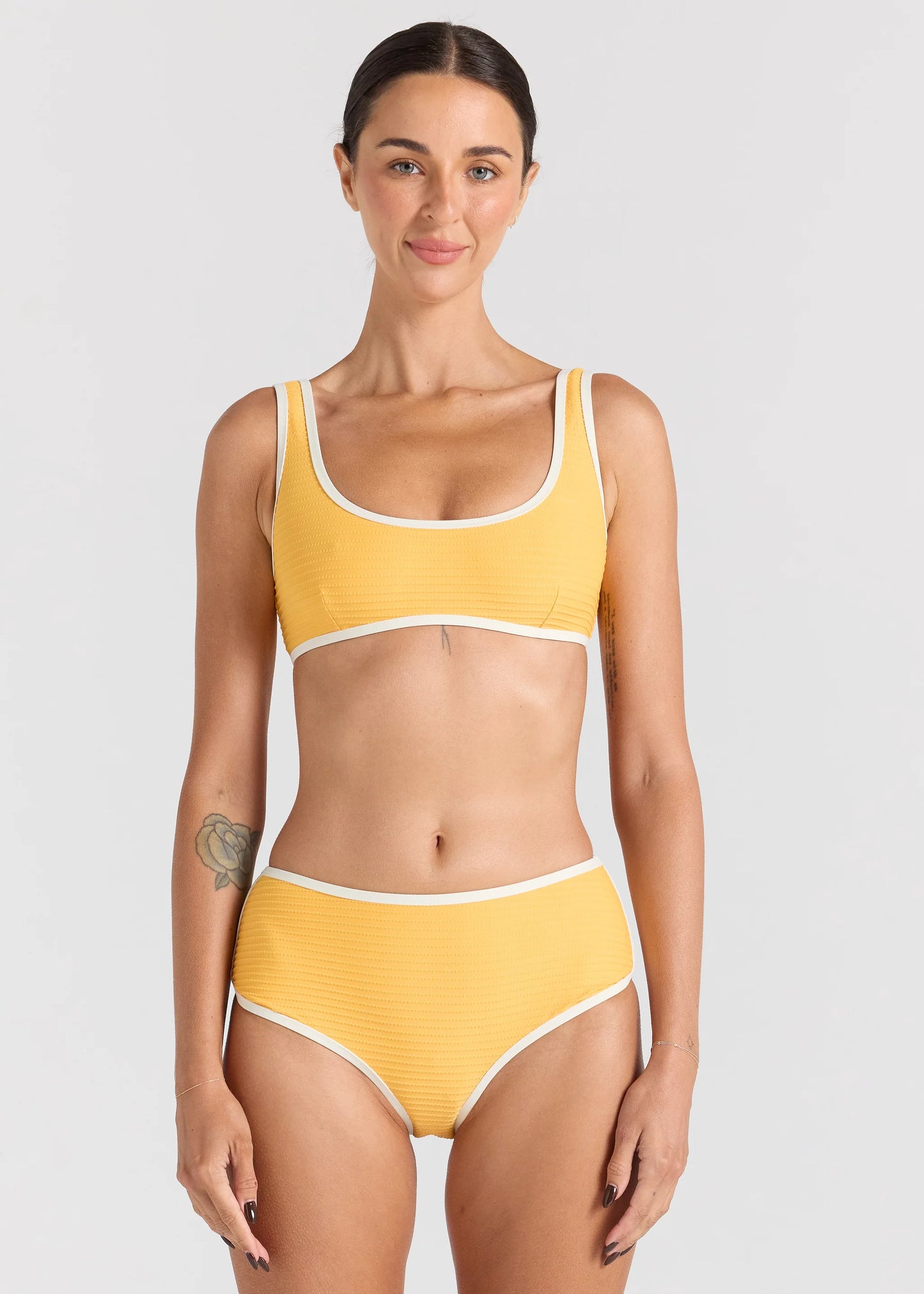 Poolside Scoop Side Bikini Bottom - Sunshine