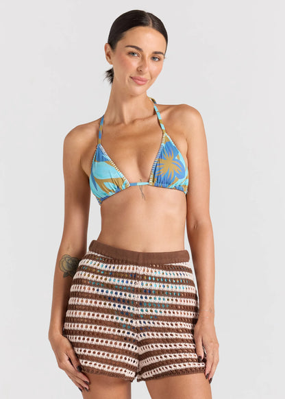 Sorrento Knit Crochet Short - Coco